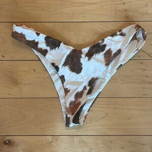 WeWoreWhat Cowhide Bikini Bottom